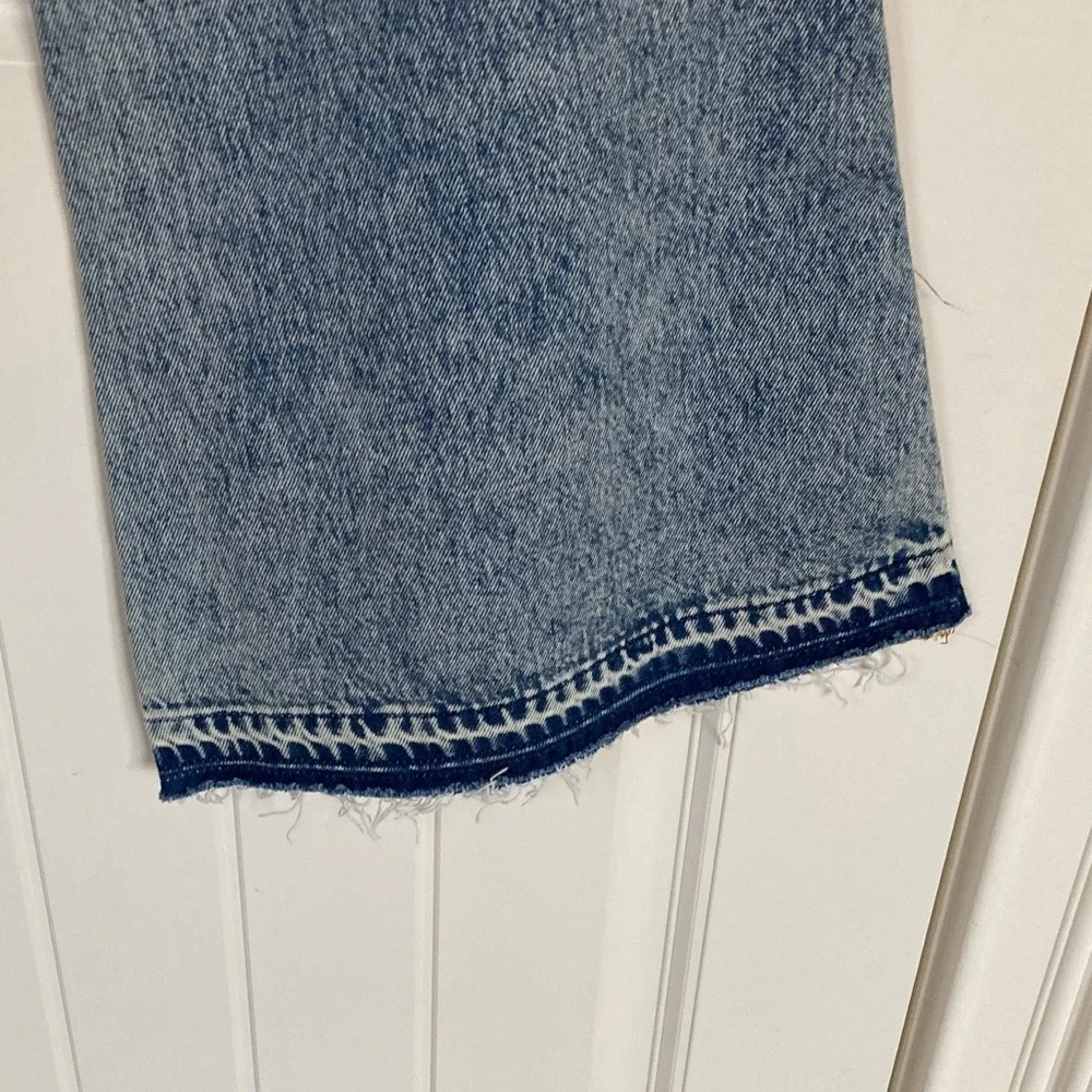 Driftwood Womens Farrah High Rise‎ Flared Jeans Suede Side Pannels Size 32 NWT